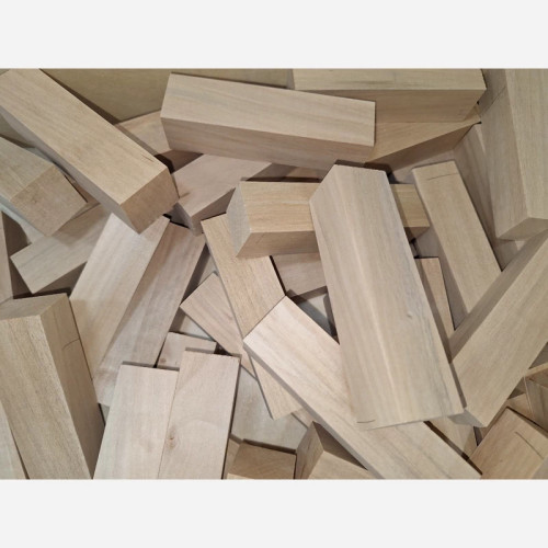 بلوک گلابی ، 2.5 در 2.5 در 10 سانتی متر ، بسته 3 عددی