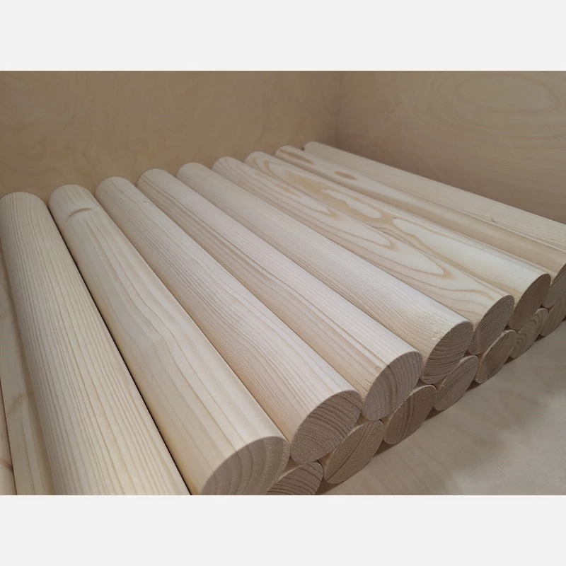 میله چوبی ، قطر 56 میلی متر ، طول 50 سانتی متر ، تک عددی