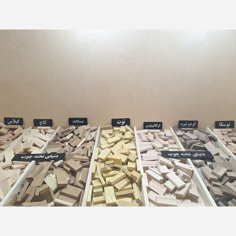 بلوک چوبی ، 1 در 3 در 6 سانتی متر ، بسته 10 عددی ، مکعب مستطیل چوبی